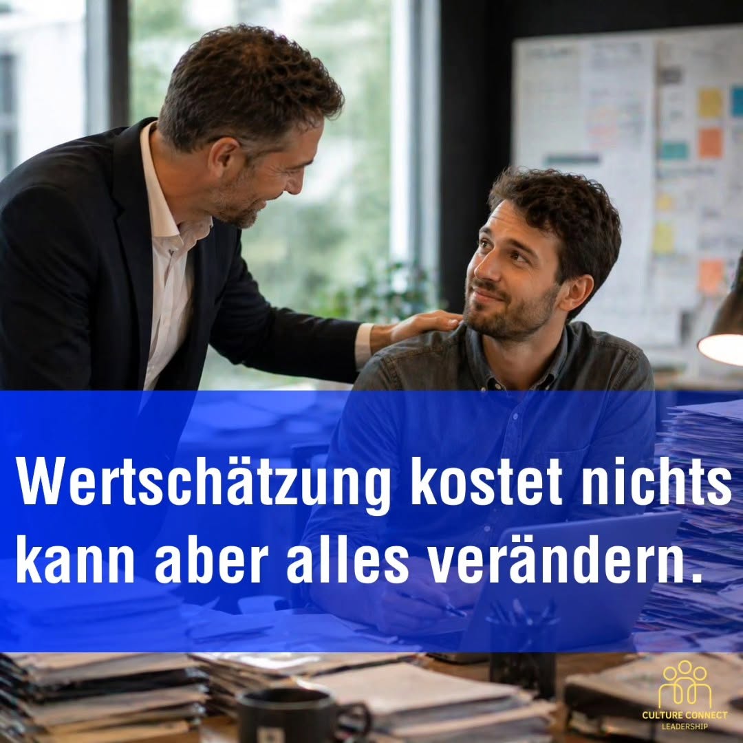 Wertschätzung kostet nichts, kann aber alles verändern