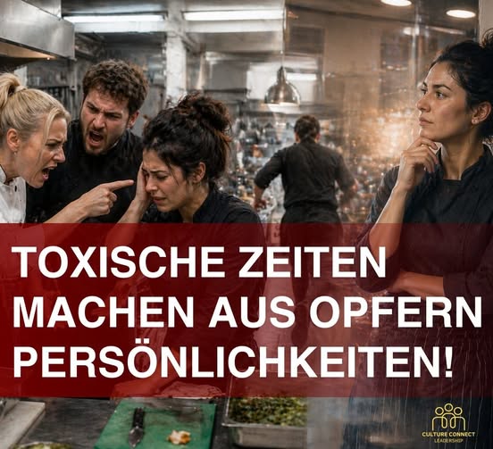 Toxische Zeiten machen aus Opfern Persönlichkeiten